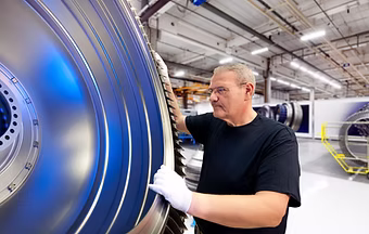 Engineer reviewing environmental operations