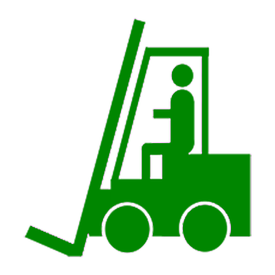 Powered industrial vehicle icon